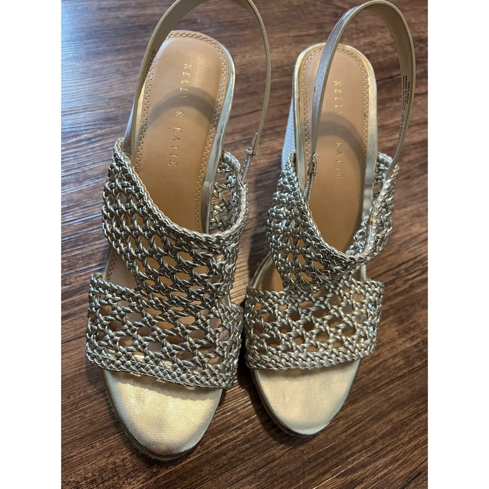 Kelly & Katie De Lara Women's Wedge Heel Sandals Size 9.5 UK 7.5 EUR 40.5